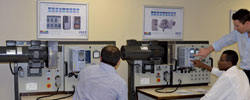 A view of the variable speed drive training offered by the Zest WEG Group.